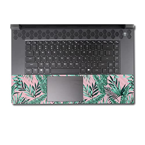 Image of MightySkins Carbon Fiber Skin Compatible with Alienware M17 R5 (2022) Full Wrap Kit - Two Tone Tropical | Protective, Durable Textured Carbon Fiber Finish | Easy to Apply | Made in The USA