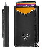 Picture of Bigant Mens Slim Wallet Card Holder, Aluminium Money Clip Wallet fot Gift Men 8 Cards,RFID Blocking