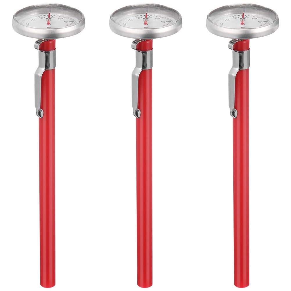 BESPORTBLE 3pcs Car Thermometer, Air Conditioner Thermometer for Car, Mechanical Dashboard, Compact Interior Temperature Gauge for Vehicle Use