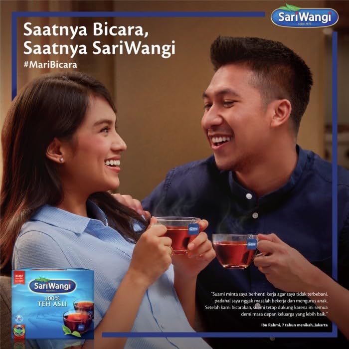 Miniatura 5 de Sari Wangi Teh Asli, té negro indonesio, 25 unidades (paquete de 3)