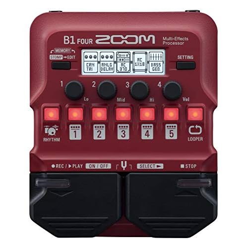 Zoom - B1 FOUR - pedal multiefecto para bajo eléctrico