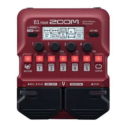 Zoom - B1 FOUR - pedal multiefecto para bajo eléctrico