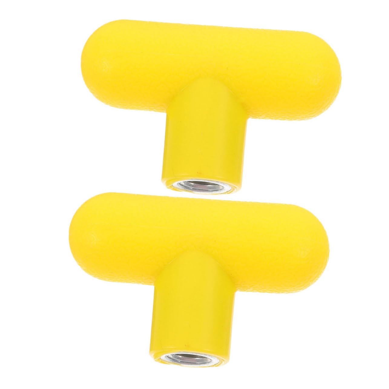 Cabilock 2pcs Rotating Grip Handles for Cable Machines Ergonomic Shaped Design High Strength Build Fitness Equipment Attachments for Weight Lifting and Strength Training Yellow