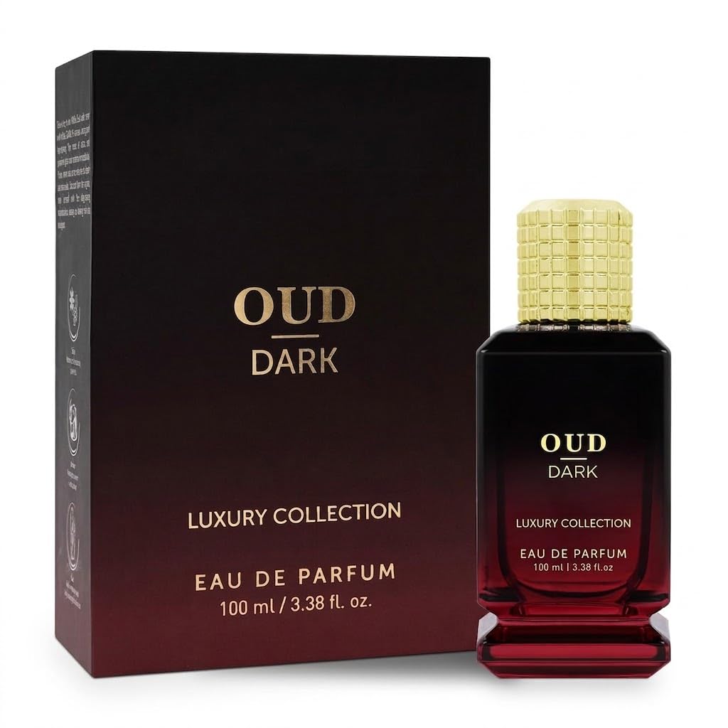 Oud Dark Eau De Parfum 100ml | Long Lasting Luxury Fragrance for Men & Women | Rich Woody Perfume Spray
