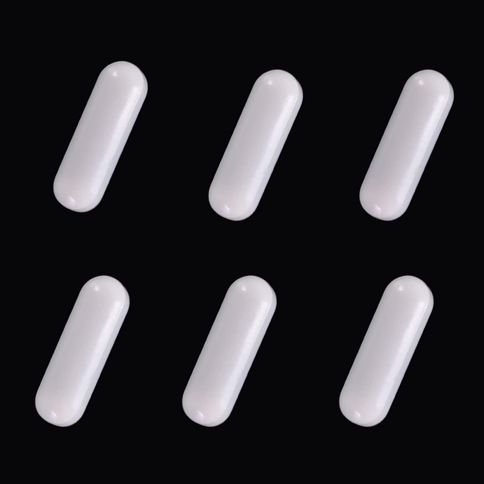 LABALPHA 6Pcs PTFE Magnetic Stirrer Mixer Stir Bar, Magnetic Stir Bar 20mm/0.78 inch