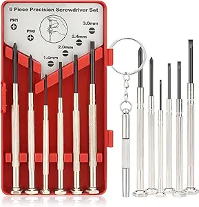 6PCS Red Mini Screwdriver Set