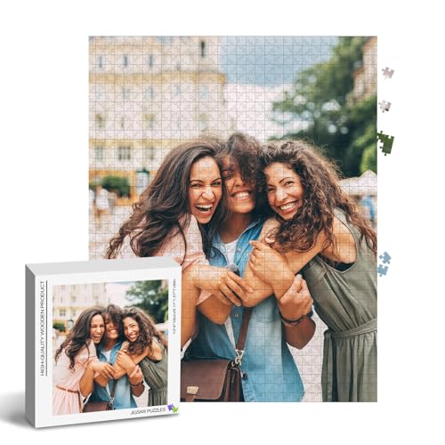 Custom Puzzle from Photos 1500 Pieces,Personalized Jigsaw Puzzle for Adult,