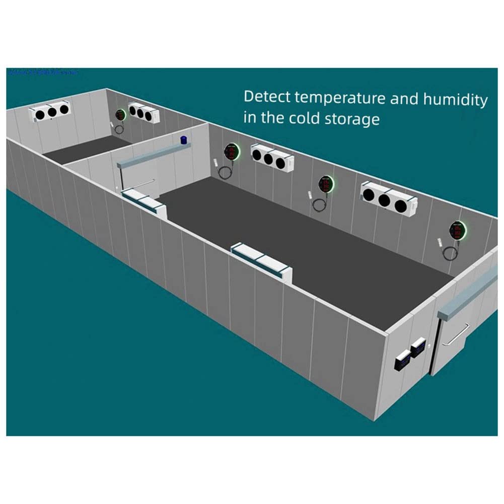 Capteur de TempéRature et D'Humidité WiFi Tuya Sonde Externe Affichage LCD NuméRique ThermomèTre IntéRieur HygromèTre Prise UE