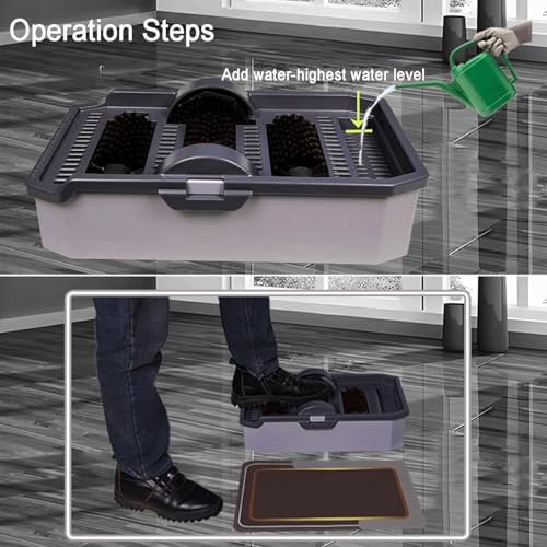 Machine de nettoyage de semelles de chaussures extérieur pour boue - 7