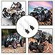 RC Körper Shell Pin, 30 Stücke RC Karosserie Clips Deerc Ersatzteile mit Aufreißlaschen RC Car Clips Bent Springy R Pins 1/10 1/12 1/16 Karosserieklammern Deerc Esatzteile Schwarz