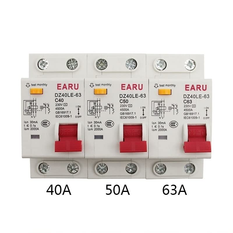 Disyuntor diferencial 2P 6A B 003A tipo AC iDPN N VIGI A9D55606