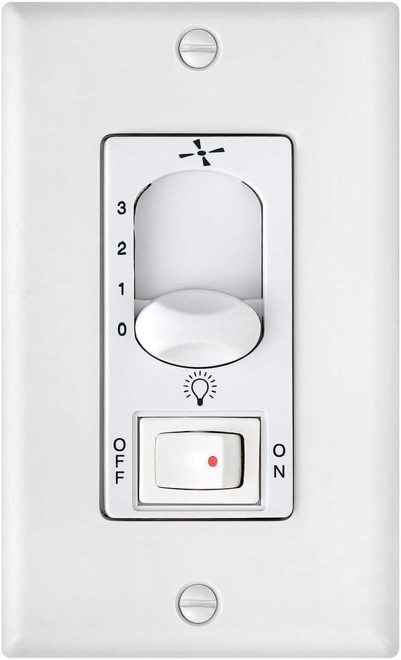 Hinkley Wall Control 3 Speed, On/Off Switch, White
