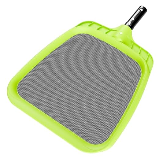 Sepetrel Pool Skimmer Net - Professional Heavy Duty Reinforced Frame Nylon Flat Leaf Rake Net,for Spa Pond Swimming Pool, Cleaning Supplies and Accessories, (Pole Not Included)