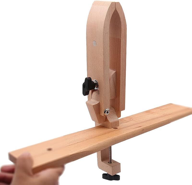 Portable Leather Hand Sewing Stitch Pony Wooden Adjustable Clamp Table Type Stitching Mini 360 Rotation Foldable Lacing