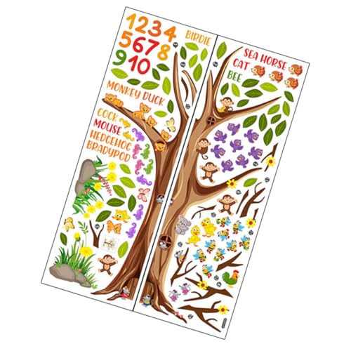 Vinilo decorativo infantil cartoon multicolor 30x90 cm