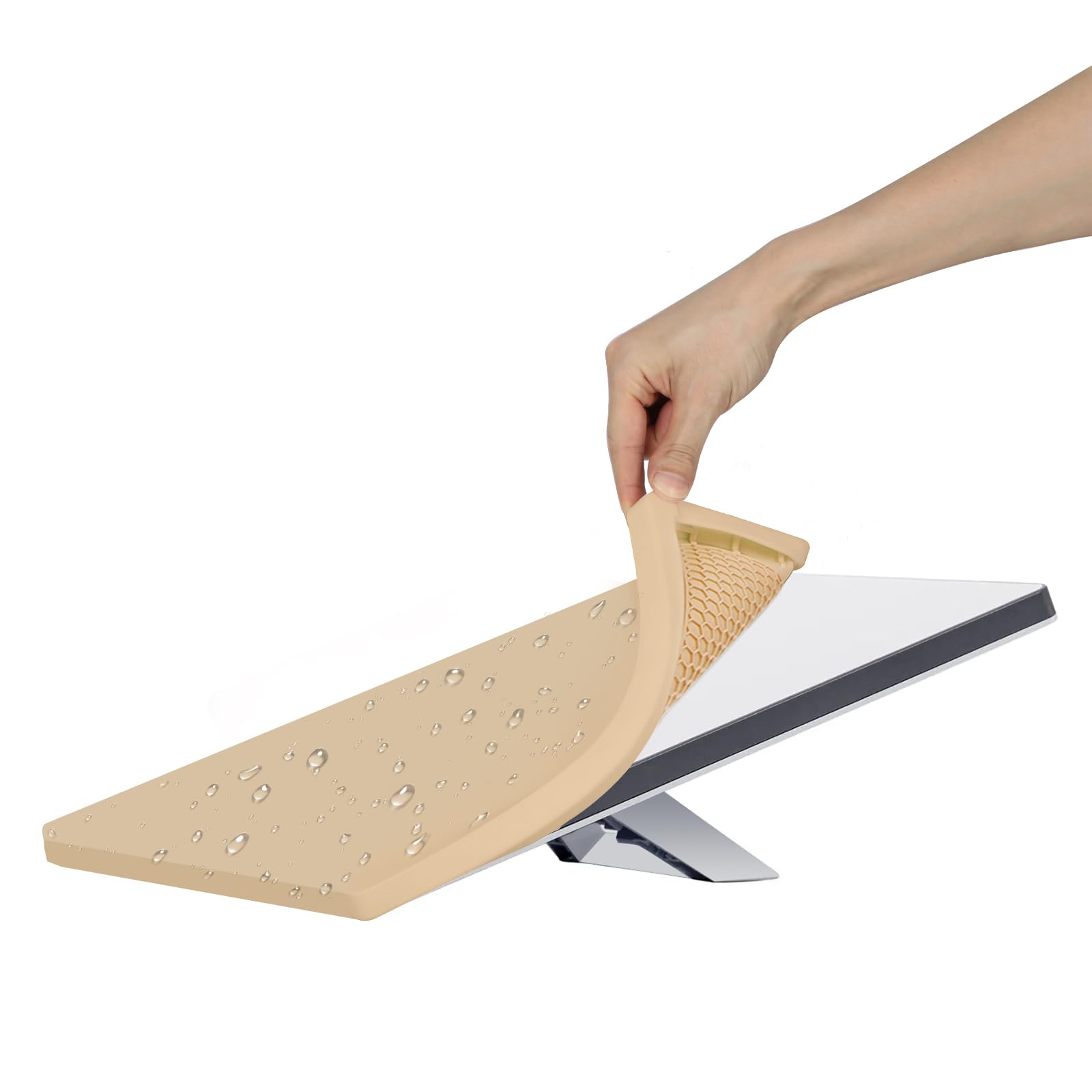 Zeroffi Starlink Mini Protective Cover Case, Starlink Mini Accessories Silicone Protective Case for Starlink Mini Dish Khaki