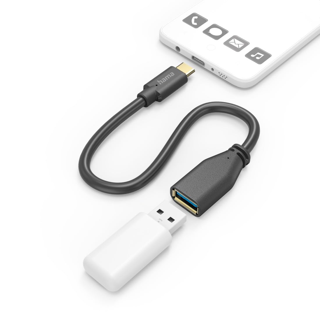 TUMI 変換プラグケース USB-Cケーブル付き Amazon | Hama USB アダプターケーブル, OTG, USB-C プラグ - USB-A