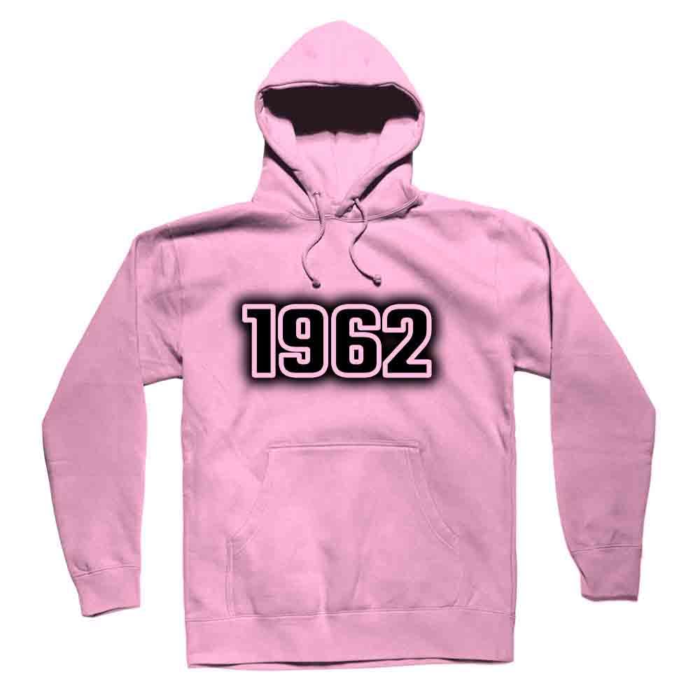 Sweat à capuche unisexe rose clair année 1962 confortable