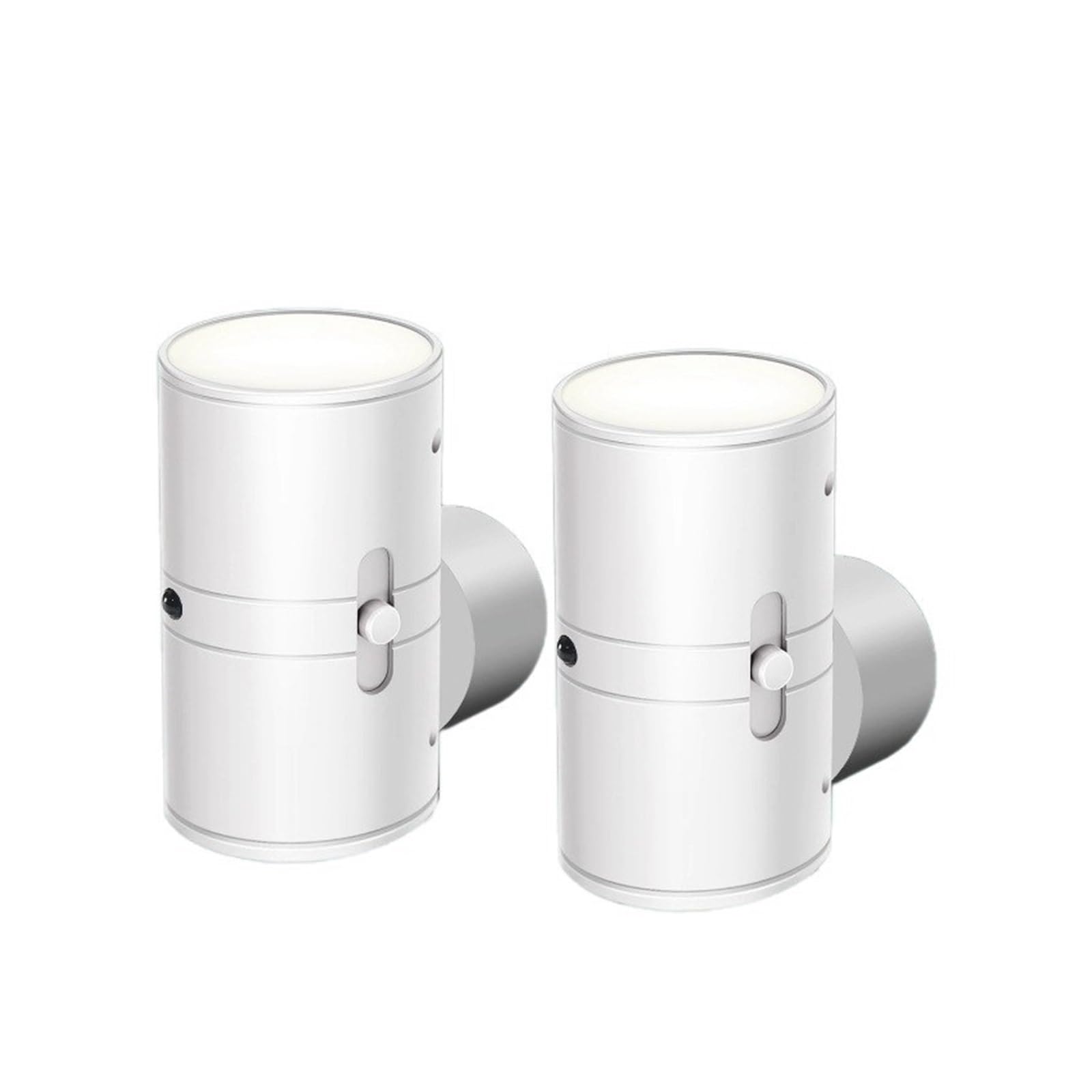 Ciepłe Białe Światło, Czujnik, Lampa Ścienna, 3-kolorowa, Regulowana, Wtykowa, Odpowiednia Do Sypialni I Stolików Nocnych CiepłA I Komfortowa Atmosfera(2PCS)