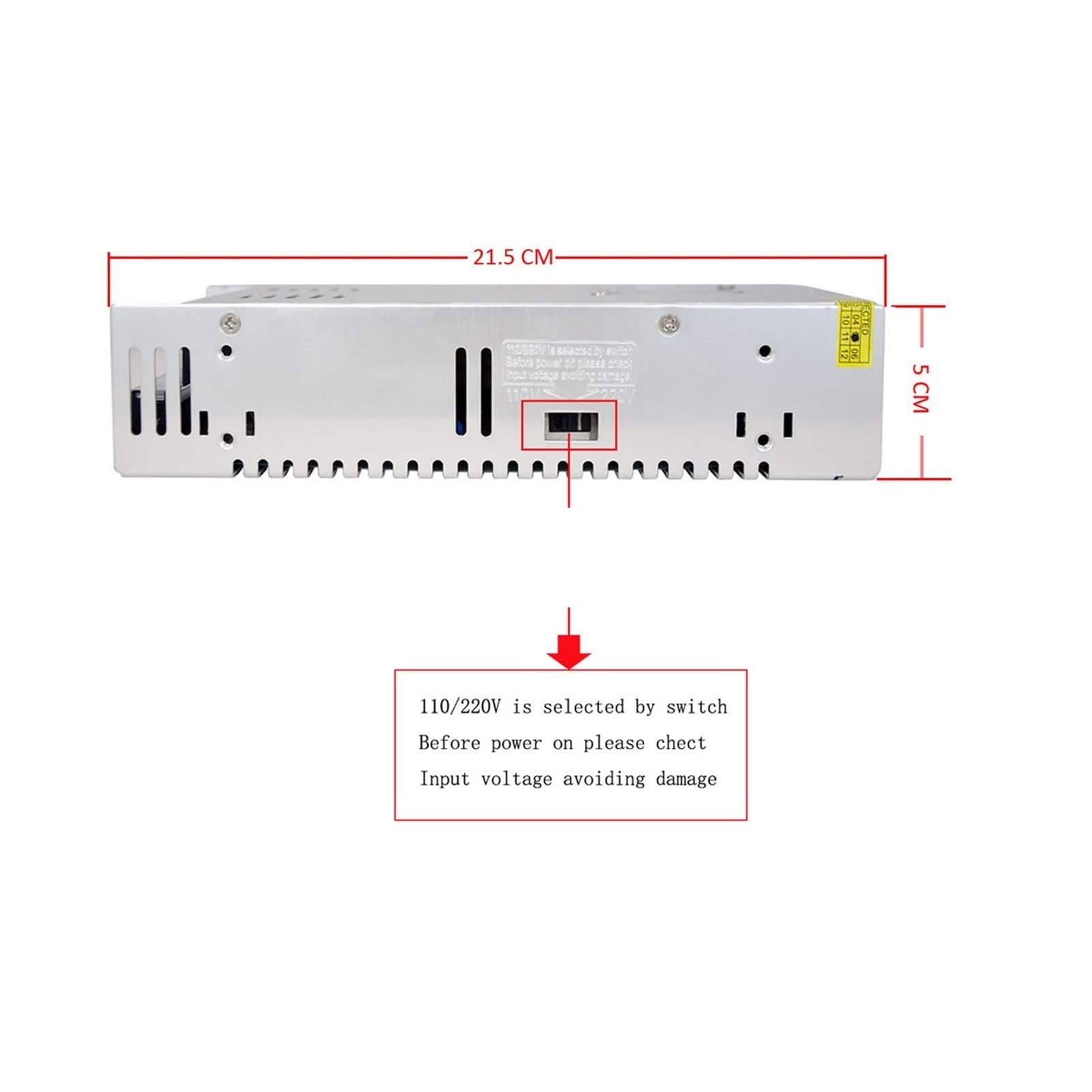 zasilacz impulsowy, Zasilacz impulsowy 360 W 400 W 480 W 500 W LED, zasilacz impulsowy AC-DC24V(360W)