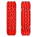 X-BULL New Recovery Traction Tracks Sand Mud Snow Track Tire Ladder 4WD (Red,3gen)