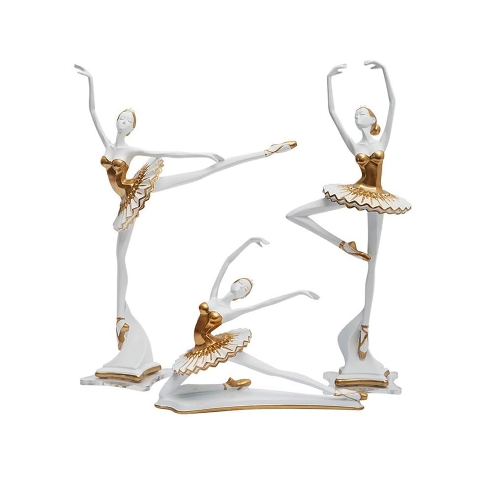 DFHS46JK Table Decorations Ballet Dancing Art Girl Ornaments Indoor Home Decorations Resin Crafts Art Statue