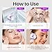 YIowcoo Ice Globes & Ice Roller for Face and Eyes - Facial Massage Tools for Skin Care, Reduce Wrinkles & Puffiness, Cooling Globes & Roller Ball for Glowing Skin 2PCS (Purple)