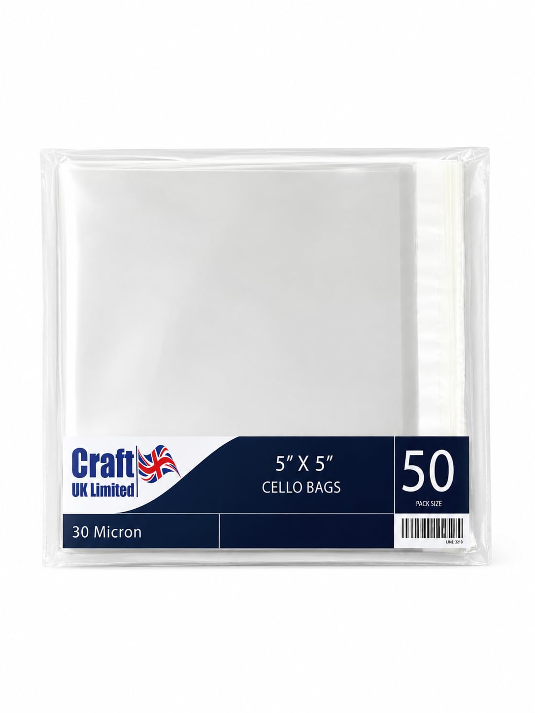 Craft UK 338-50 5X5 Cello Bags