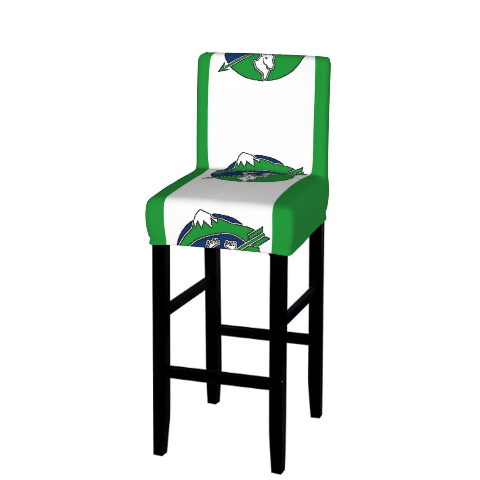 CNTDBU Gamètì Flag Bar Stool Cover-Stretchy Chair Slipcover for Kitchen