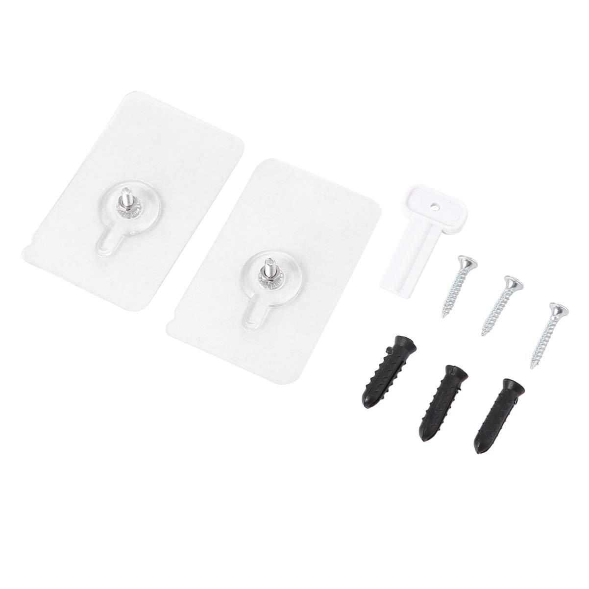 Negro Portarrollos Abs Redondo de Papel Higiénico de Pared