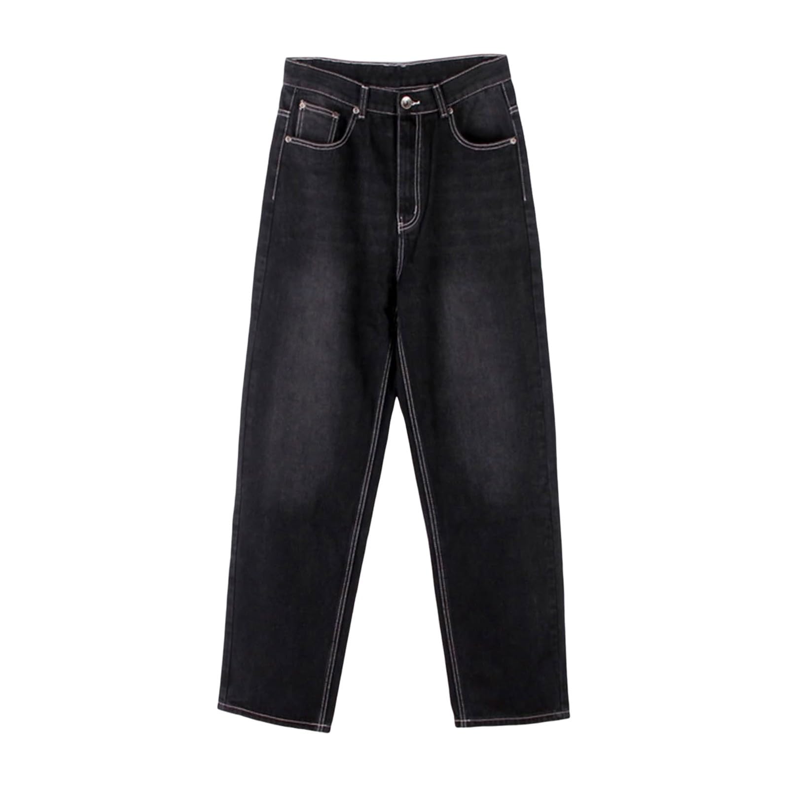 Pantalones Vaqueros Hombre Estilo Skate Hip Hop Urbano con Corte Holgado y Comodo para Baile Callejero