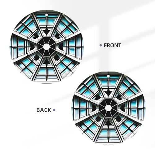 Hojas aromáticas para auto Octagon Building miniatura 3