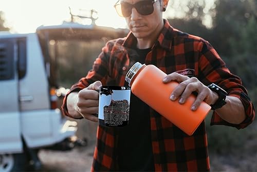 Miniatura 121 de TJ Originals Marine Corps Trail - Taza de café de cerámica de 11 onzas, regalos motivacionales para hombres, recuerdo de camino de maratón, regalo