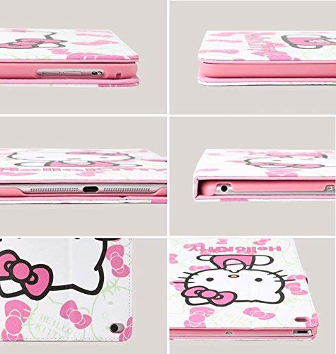 Apple New Ipad 9.7 Case 2017 2018 Ipad 5Th 6Th Generation A1822 A1823 A1893 A1954, Hello Kitty Design Folio Style Pu Leather Hard Case For Apple New Ipad 9.7 Inch Case 2018 2017 Generation, Pink #TOP3