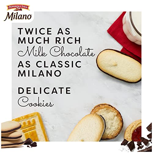 Pepperidge Farm Milano Cookies, Double Milk Chocolate, 7.5 Oz Bag #TOP1