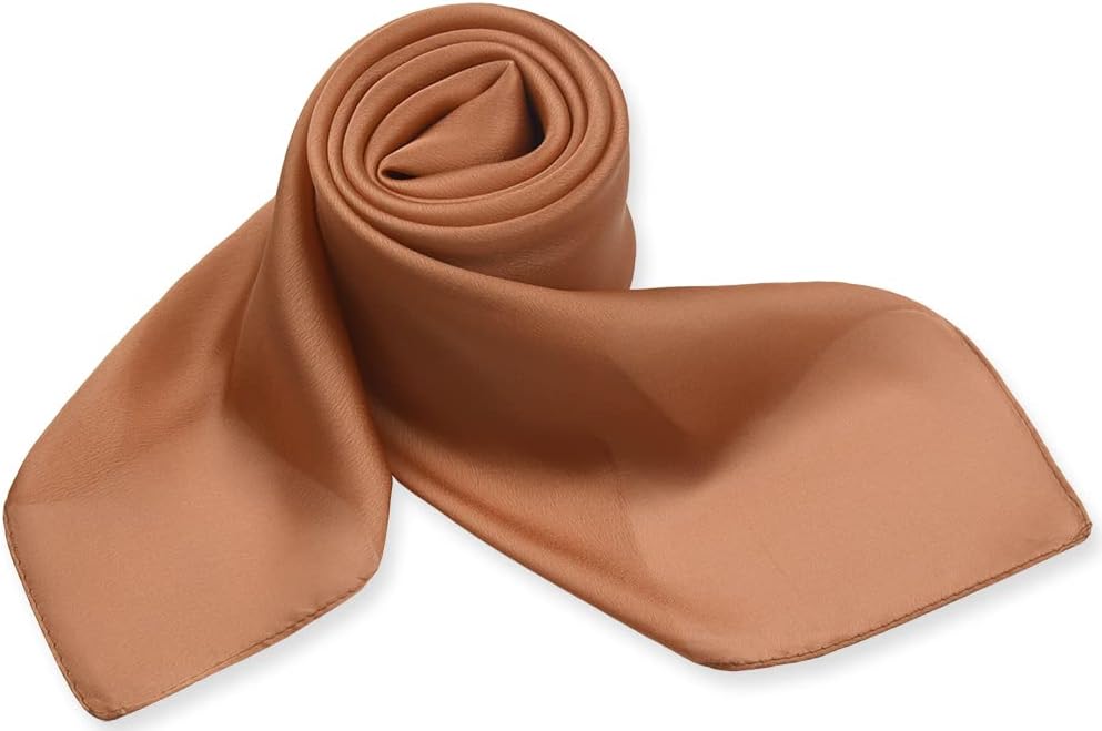 Soft Lightweight Silk Feeling Neck Scarf Large Pashmina Shawl Square Satin Headwrap Long Designer Fashion Scarves