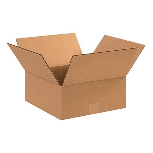 AVIDITI Cajas de cartón corrugado de 12 x 12 x 5, planas de 12 pulgadas de largo x 12 pulgadas de ancho x 5 pulgadas de alto, paquete de 25 | Envío,