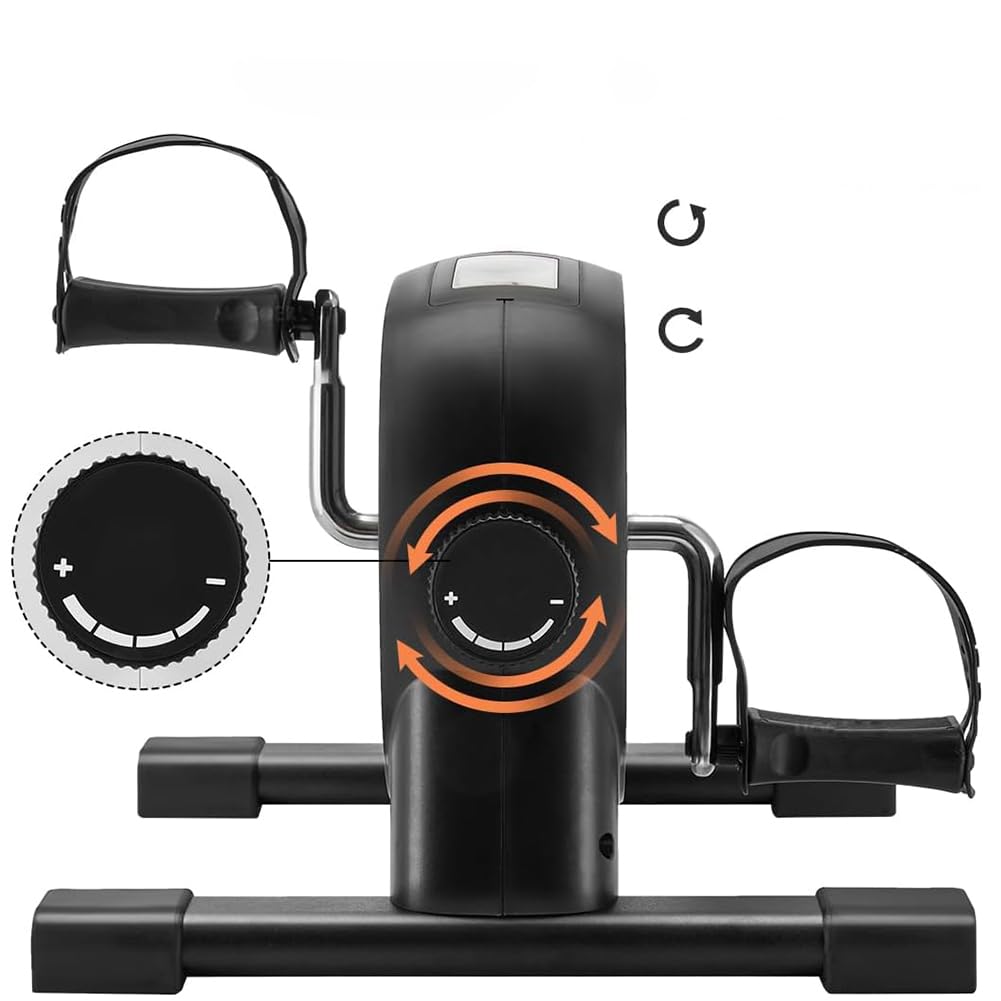 BAKAJI Pedaliera per Allenamento Braccia e Gambe, Cyclette Cycle Bike da Ginnastica Passiva, Ideale per Riabilitazione, Anziani, Fitness, Esercizio Fisico, Palestra