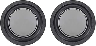 2 pièces 2 pouces 57mm Haut-parleur de Basse radiateur passif auxiliaire en Caoutchouc Plaque de Vibration Subwoofer bricolage