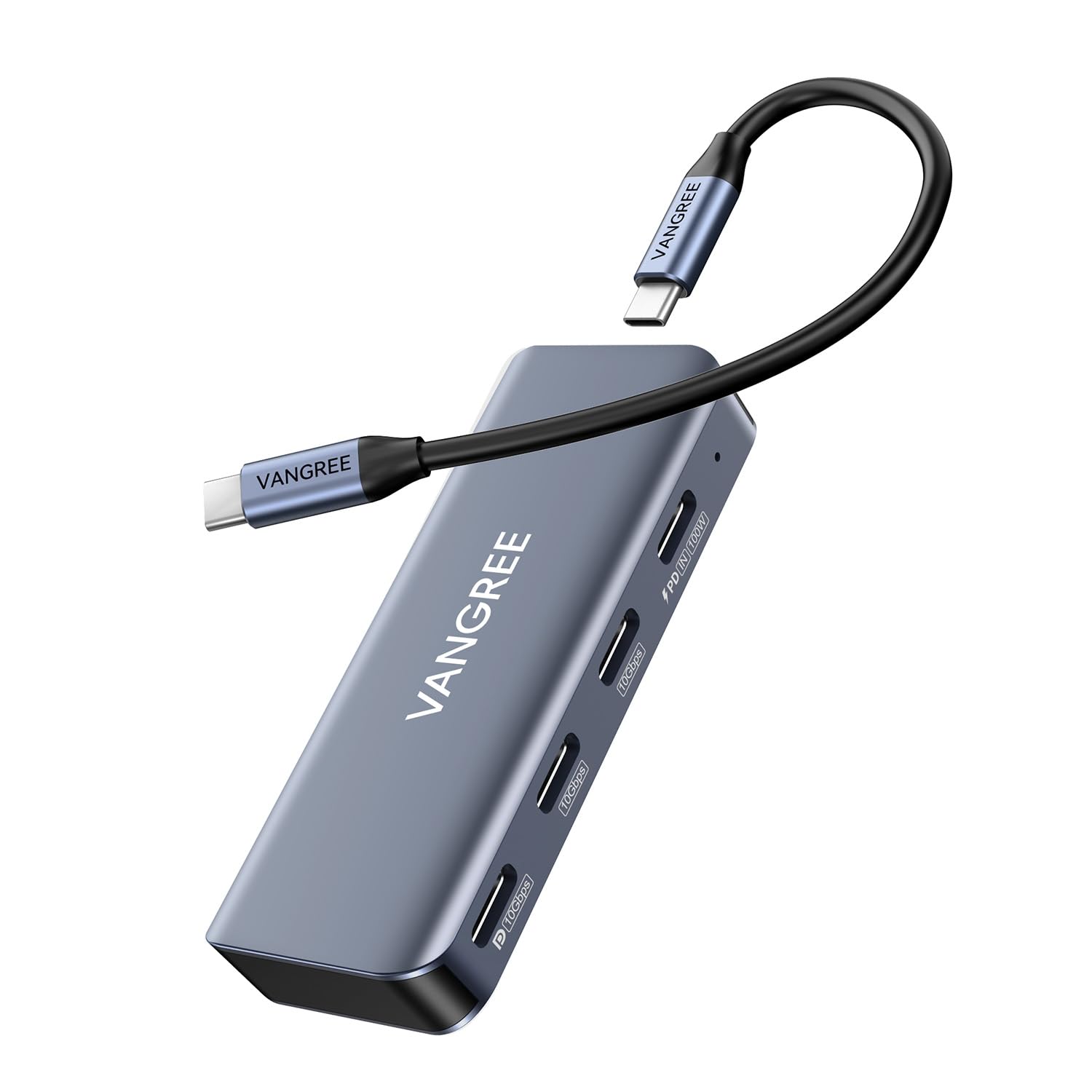 Amazon | VANGREE 4ポート10Gbps USB Cハブ 拡張、USB Type-Cポートは