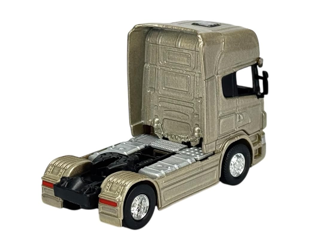 Scania R-Serie R730 V8 Gold Beige Zugfahrzeug LKW 1:64 Welly Modell