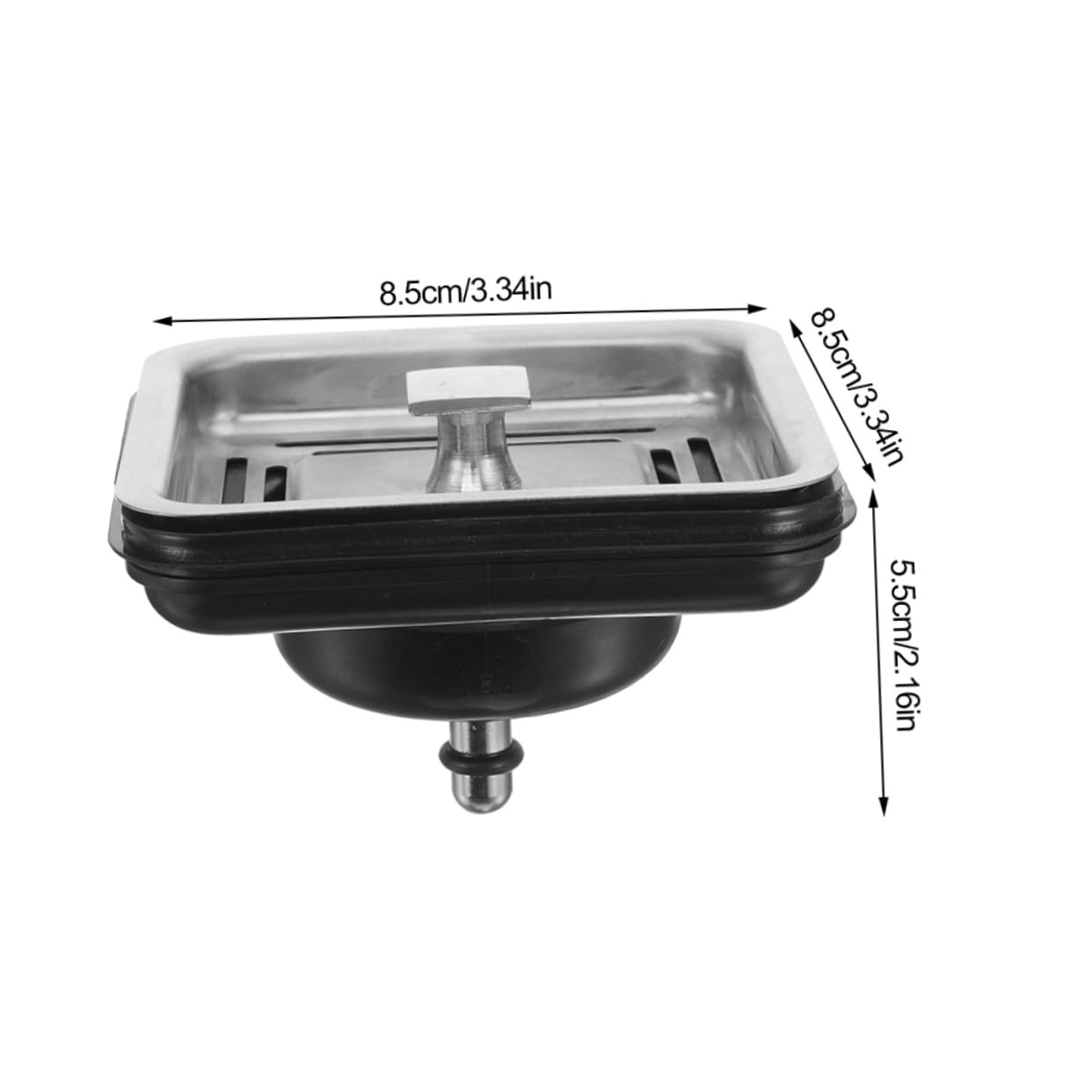 SHINEOFI 2 Pezzi Strainer per Lavello con Copertura Dispositivo Multifunzionale per Smaltimento Rifiuti Sicuro e Silenzioso per Cucine Domestiche