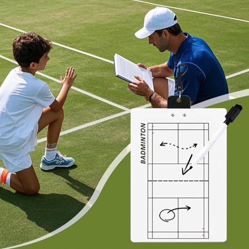 Badminton strategy board double face avec surface effaçable haute clarté