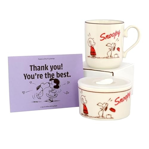 スヌーピー コーヒー for greetings ハートフルブレンド ギフトセット ありがとう(パープル) 【PEANUTSのかわいい仲間たち】【パウダーコーヒーの最高峰】
