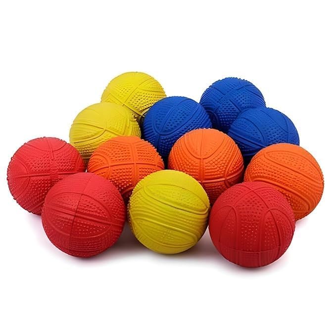 MOOLYAVAAN Products Dotted Rubber Play Balls, Multi-Colour,It is a Ball for Gully Cricket, Game of Catch and Throw, This Ball Will Make Your Game Enjoyable and Exciting (Pack of 4)-image-22