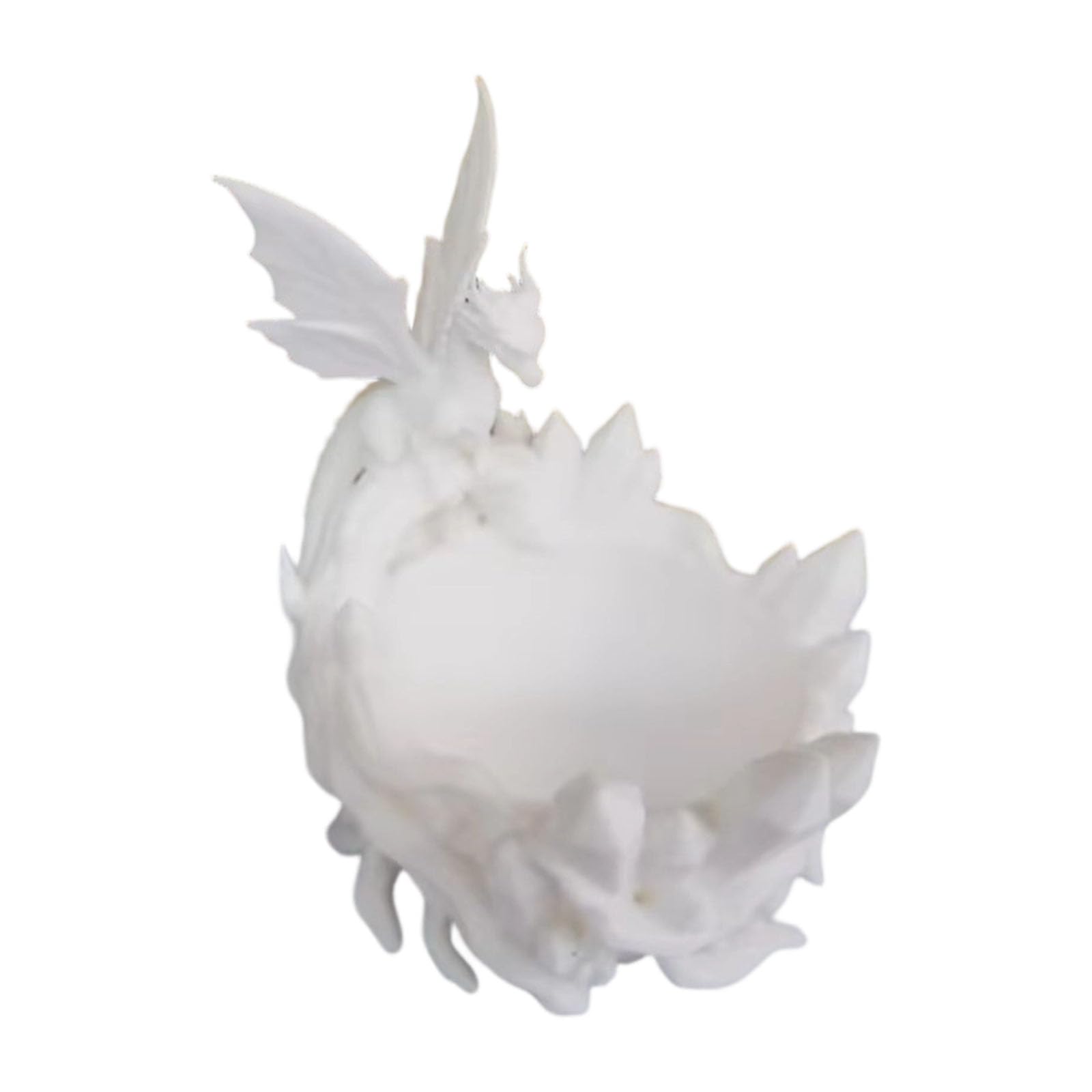 carotoe 3D Dragon Relief Polylactic Acid Bowl Food Safe Home Organization Tray for Snacks Fruit or Jewelry Organizer in Modern Home Dragon Shaped Dishes