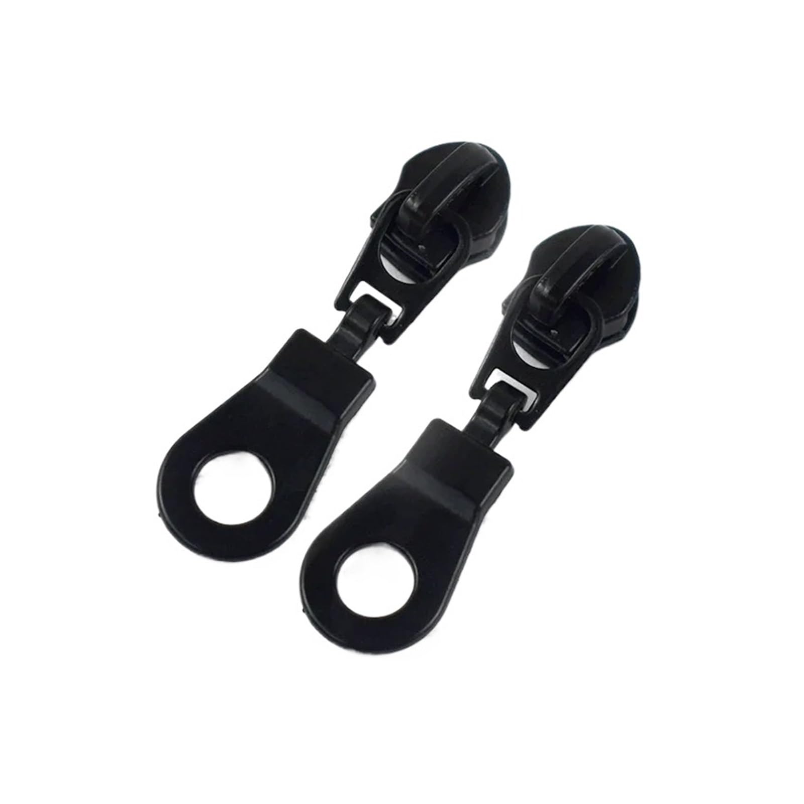 20 Sztuk 5# Metalowe Zamki Błyskawiczne Suwaki Do Nylonowych Taśm Zamków Błyskawicznych Torba Torebka Głowy Ubrania Zip Ciągnie Zestaw Naprawczy DIY Akcesoria Szycia(ZT179-Black)