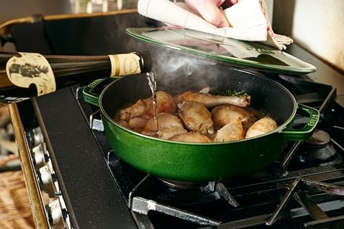 STAUB-40511-478-0-Cast-Iron-Chistera-28-cm-Basil-Green