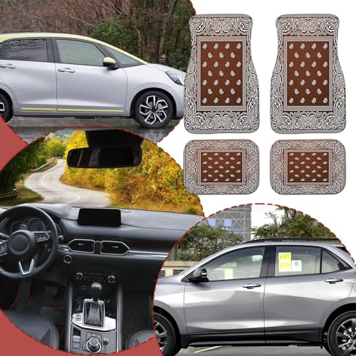 Alfombrillas boho para coche que transforman el interior de tu SUV 3
