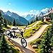 Black 1/18 Diecast Bike Action Figure Toy,Mini Finger Mountain Bike Bicycle Art Crafts Desktop Decor Finger Bikes
